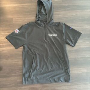 Men's Baltimore Ravens Nike Black Sideline Performance Hooded Top